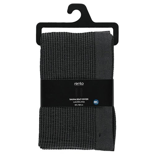 Rento sauna seat cover in gray, perfect for adding comfort and hygiene to your sauna experience
