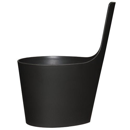 Rento Pisara sauna bucket in sleek black design for an elegant sauna experience