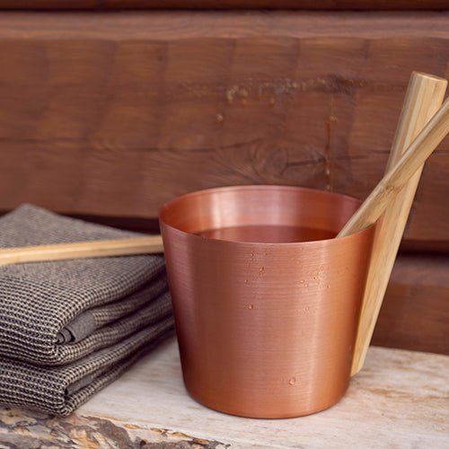 Rento Straight Handle Sauna Bucket - My Luxury Home Spa