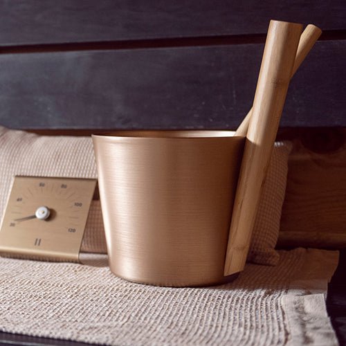 Rento Straight Handle Sauna Bucket - My Luxury Home Spa