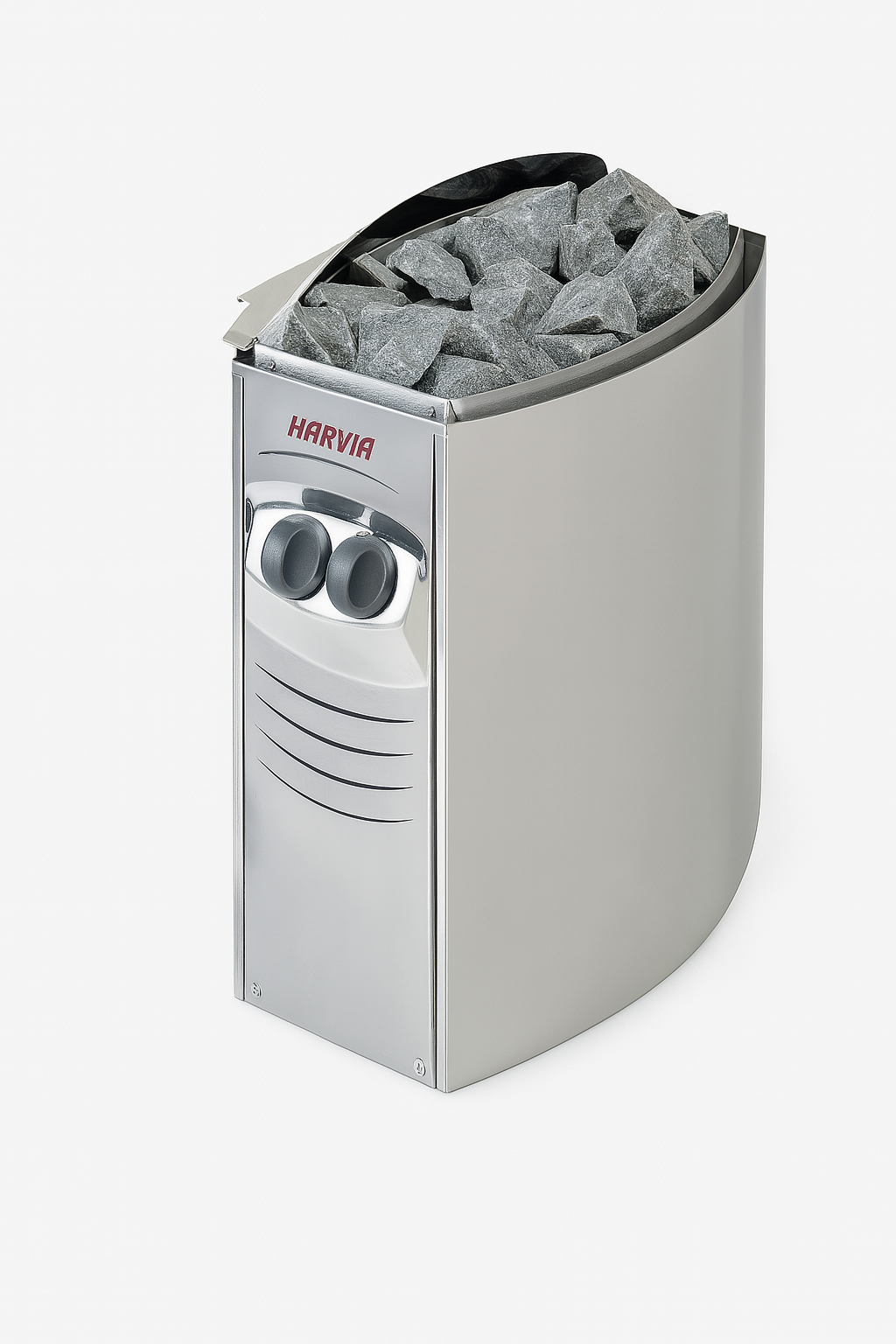 Harvia sauna heater with sauna stones for 3-person traditional sauna use