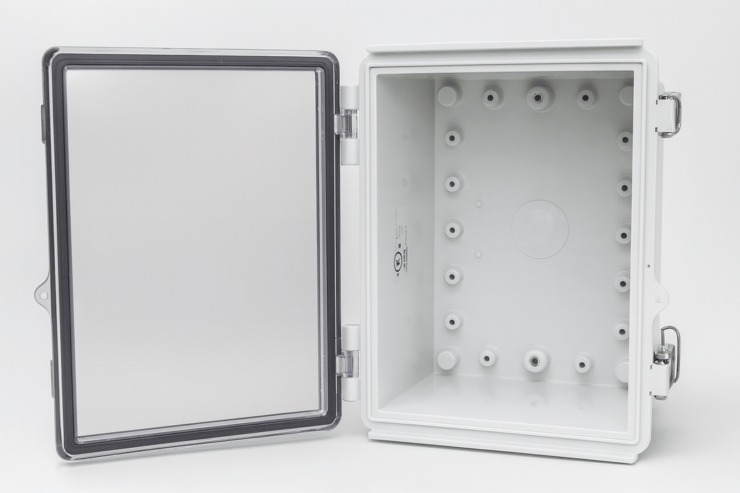 SaunaLife sauna control panel enclosure with sturdy design for reliable temperature control