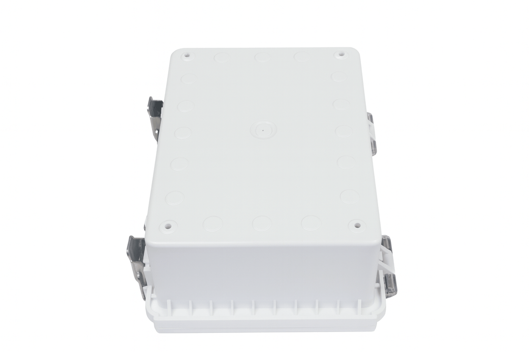 SaunaLife sauna control panel enclosure in white for protecting electronic equipment