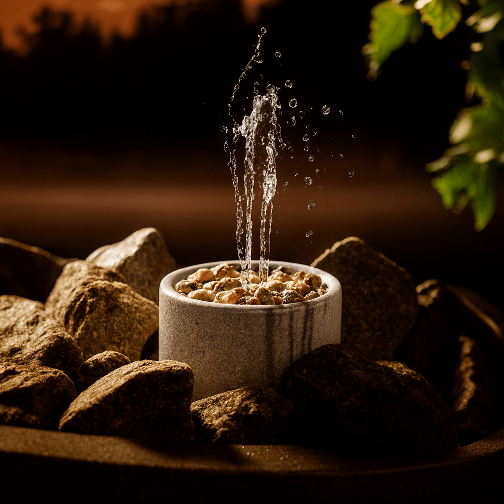Hukka Saunatroikka Sauna Fountain and Essence Diffuser - My Luxury Home Spa