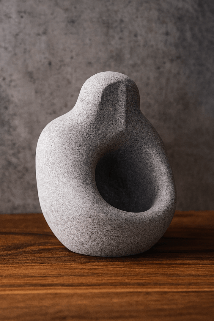 Hukka Gray Stone Sauna Oil Diffuser for Aromatherapy in Home Saunas