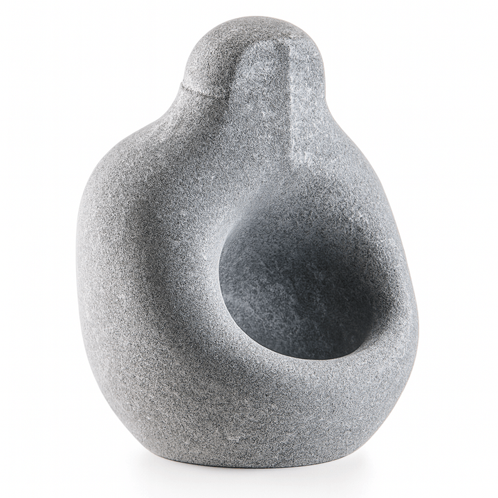 Hukka Gray Sauna Oil Diffuser made from natural stone for enhancing sauna experiences