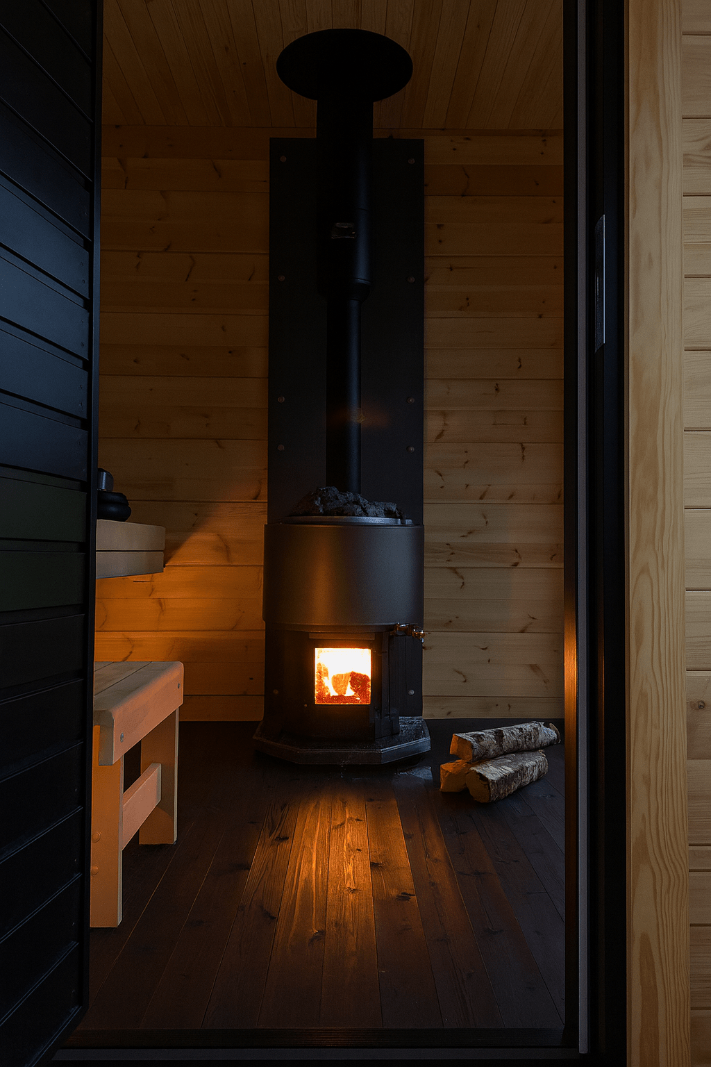 Narvi Luosto VS Wood - Burning Sauna Stove - My Luxury Home Spa