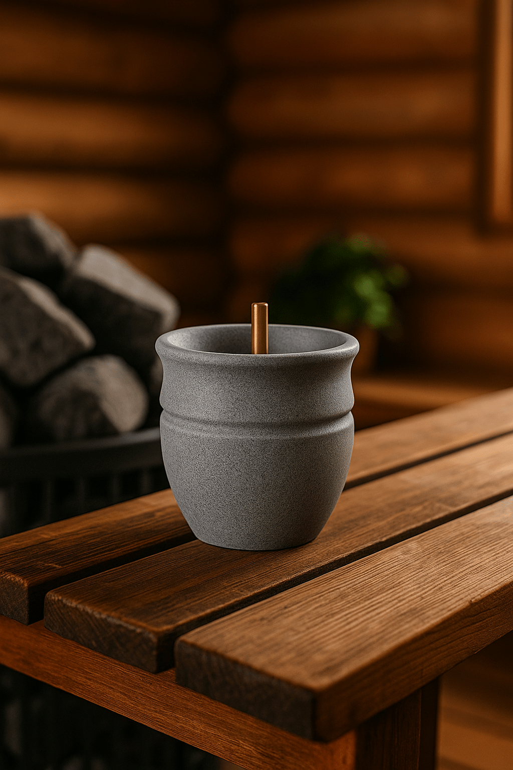 Hukka Solina Authentic Finnish Soapstone Sauna Accessory - My Luxury Home Spa