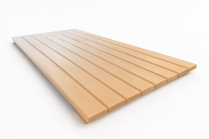 SaunaLife Model X7 Floor Replacement with Wooden Slats for Sauna Flooring Upgrades
