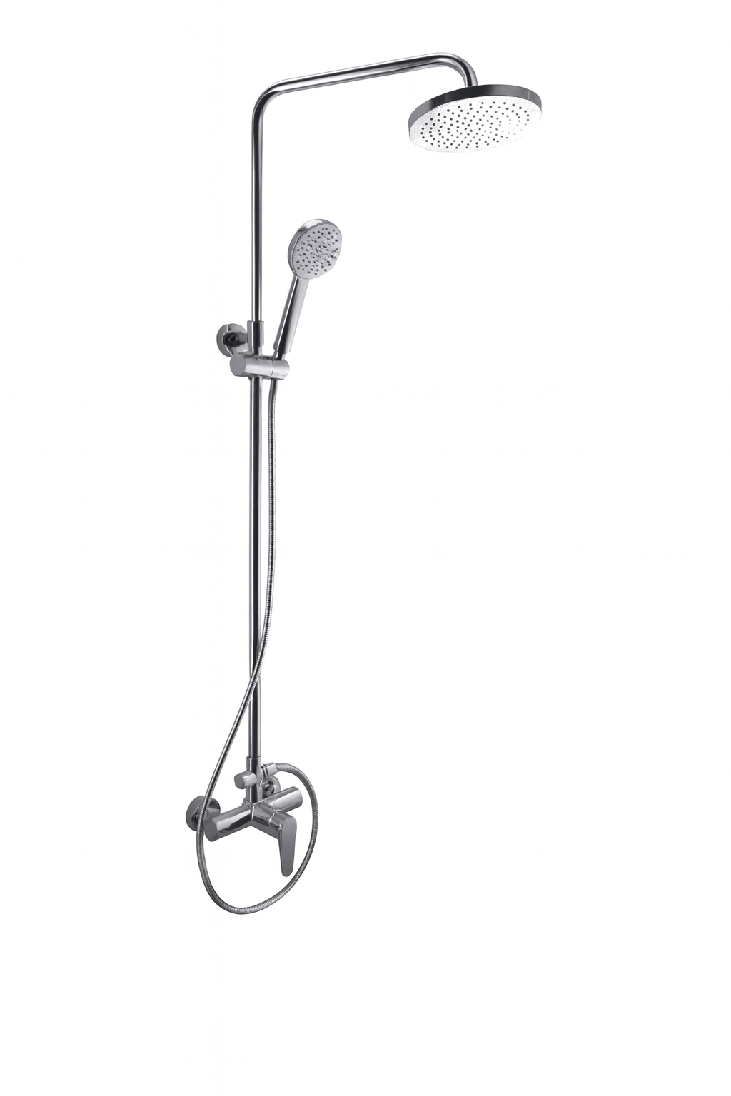 SaunaLife Rain-Series barrel shower with sleek design and adjustable showerhead for ultimate relaxation