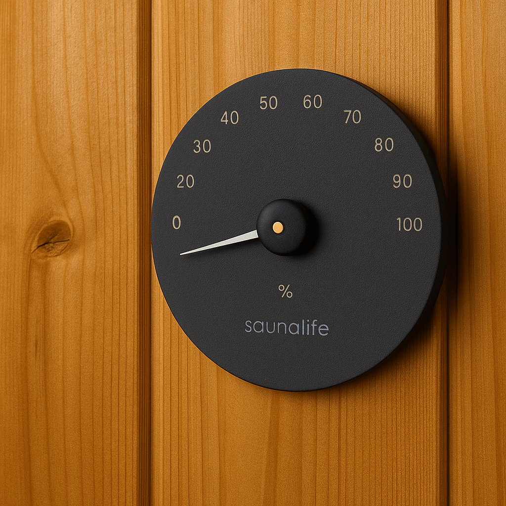 SaunaLife Hygrometer for Home Spa - Accurate Humidity Gauge - My Luxury Home Spa