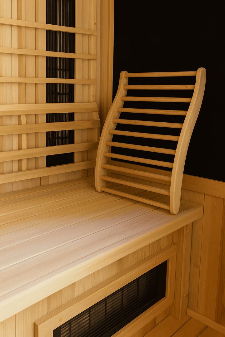 Finnmark Ergonomic Spa Back Support Wooden Accessory - My Luxury Home Spa