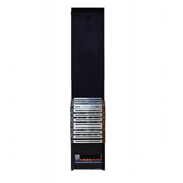 Saunum AIR 5 electric sauna heater with sleek design and enhanced heat distribution features