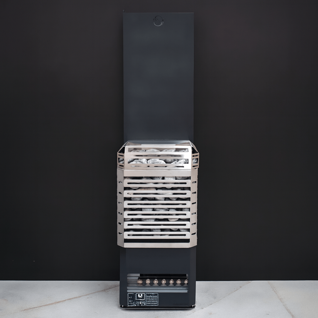 Saunum Air L 10 Air L Series 9.8kW Sauna Heater with Climate Equalizer, Stainless Steel - My Luxury Home Spa
