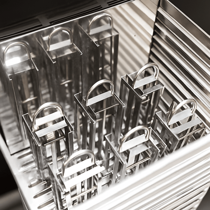 Saunum AIR L-13 electric sauna heater featuring high-quality stainless steel elements for efficient heating