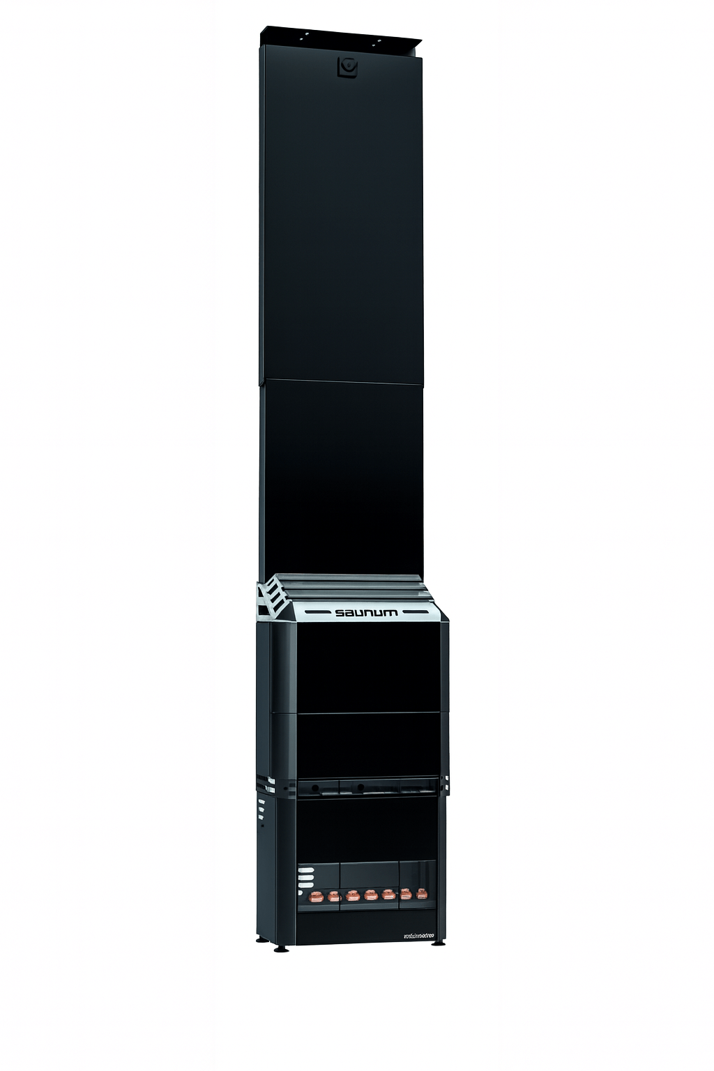 Saunum AIR 5 4.8kW Electric Sauna Heater with Climate Equalizer, Black - My Luxury Home Spa