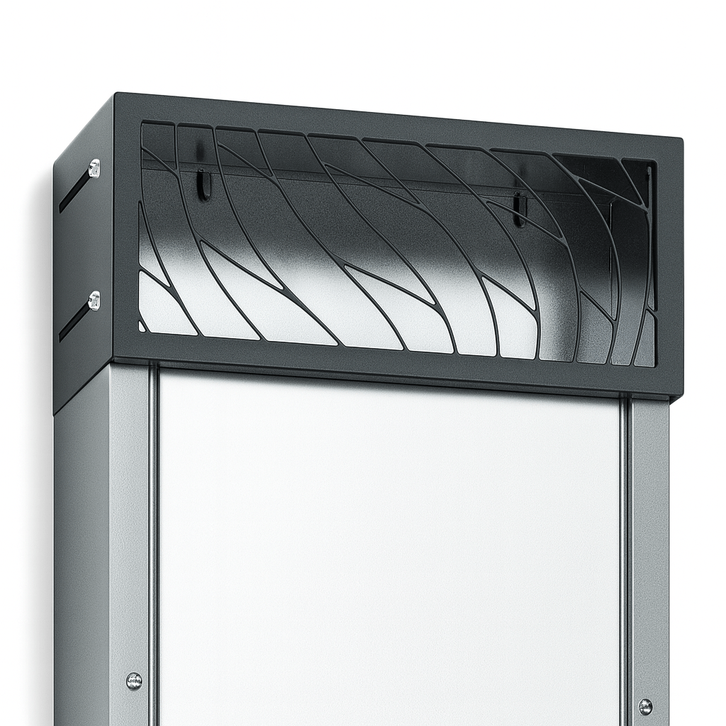 Saunum in-wall sauna temperature equalizer with sleek design for optimal heat distribution