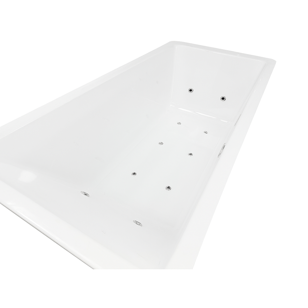 Sierra Spa Cold Plunge Pro in sleek white design with multiple massage jets for a refreshing experience