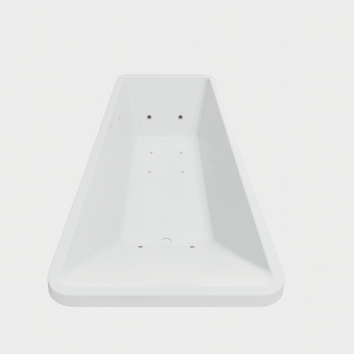 Sierra Spa Cold Plunge Pro white cold plunge tub with ergonomic design and built-in jets