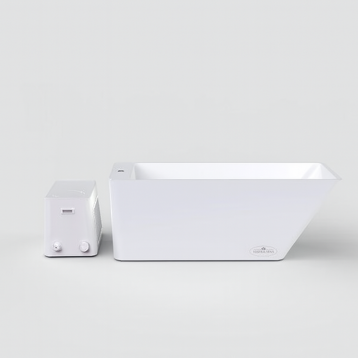 Sierra Spa Cold Plunge Pro white cold therapy tub with control unit for home use