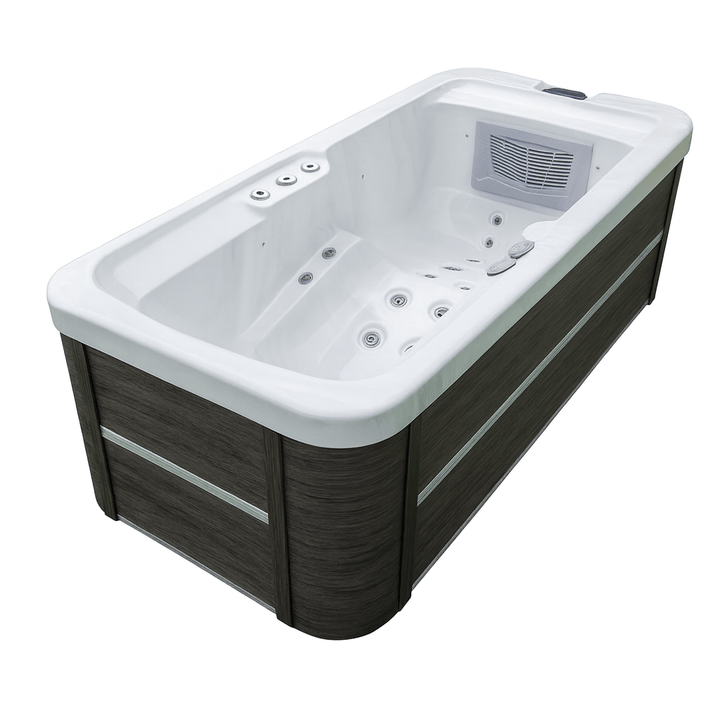 Sierra Spa Lacey Studio Series hot tub with modern design and powerful jets for relaxation
