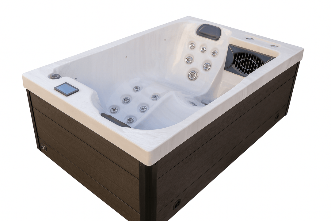 Sierra Spas Cascade Elite Series hot tub with seating for relaxation and hydrotherapy features