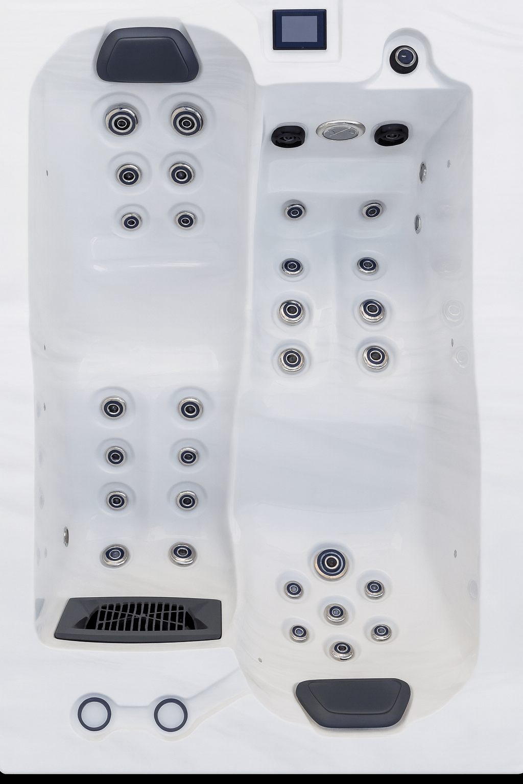 Sierra Spas Cascade Elite Series hot tub featuring multiple jets and an ergonomic design for relaxation