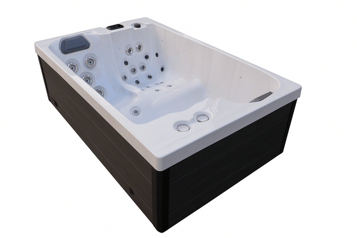 Sierra Spas Cascade Elite Series hot tub with adjustable jets and sleek modern design