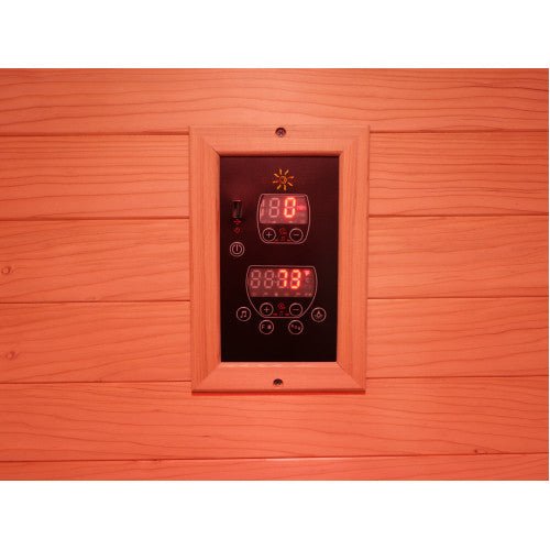 SunRay Logan 2 - Person Modern Outdoor Infrared Sauna - My Luxury Home Spa