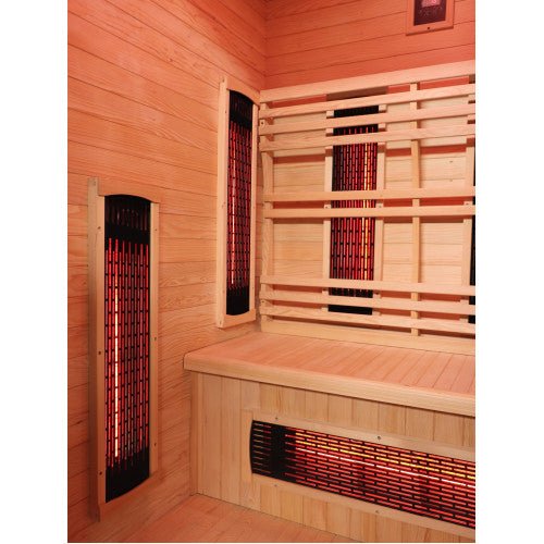 SunRay Logan 2 - Person Modern Outdoor Infrared Sauna - My Luxury Home Spa