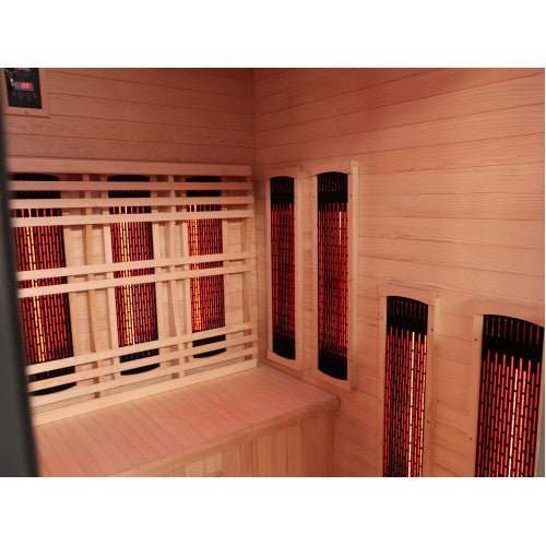 SunRay Pacific 4 - Person Modern Outdoor Infrared Sauna - My Luxury Home Spa
