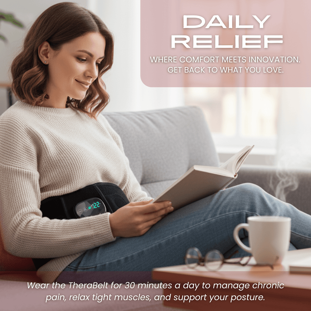 TheraBelt Red Light Therapy Recovery Belt - My Luxury Home Spa
