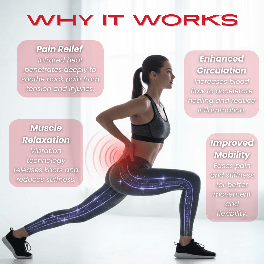 TheraBelt Red Light Therapy Recovery Belt - My Luxury Home Spa