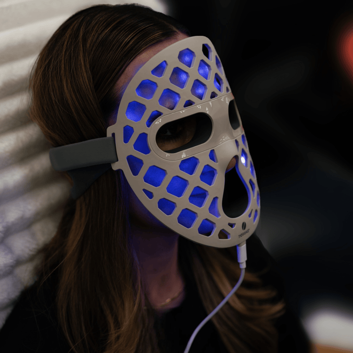 TheraGlow Mask2Go+™ LED Light Therapy Face Mask - My Luxury Home Spa