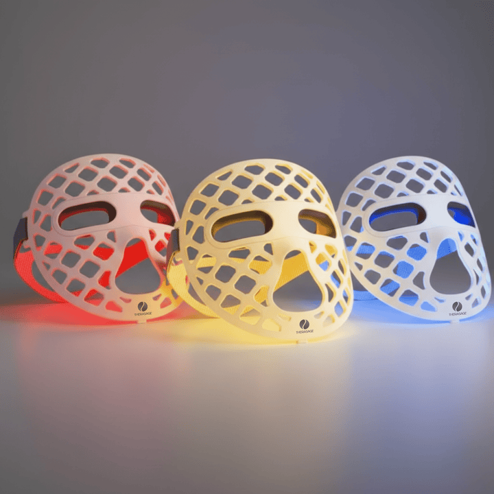 TheraGlow Mask2Go+™ LED Light Therapy Face Mask - My Luxury Home Spa