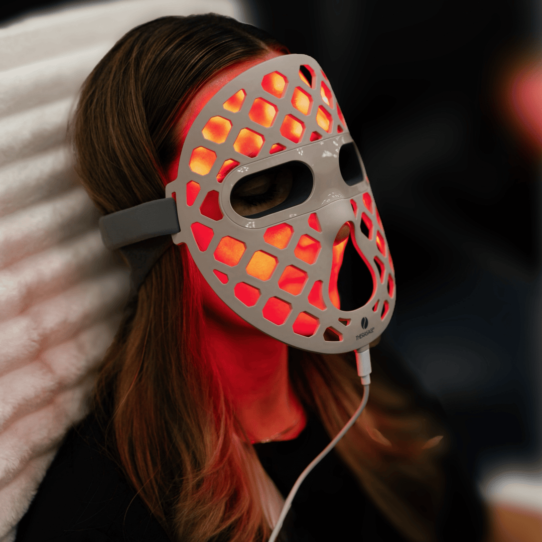 TheraGlow Mask2Go+™ LED Light Therapy Face Mask - My Luxury Home Spa