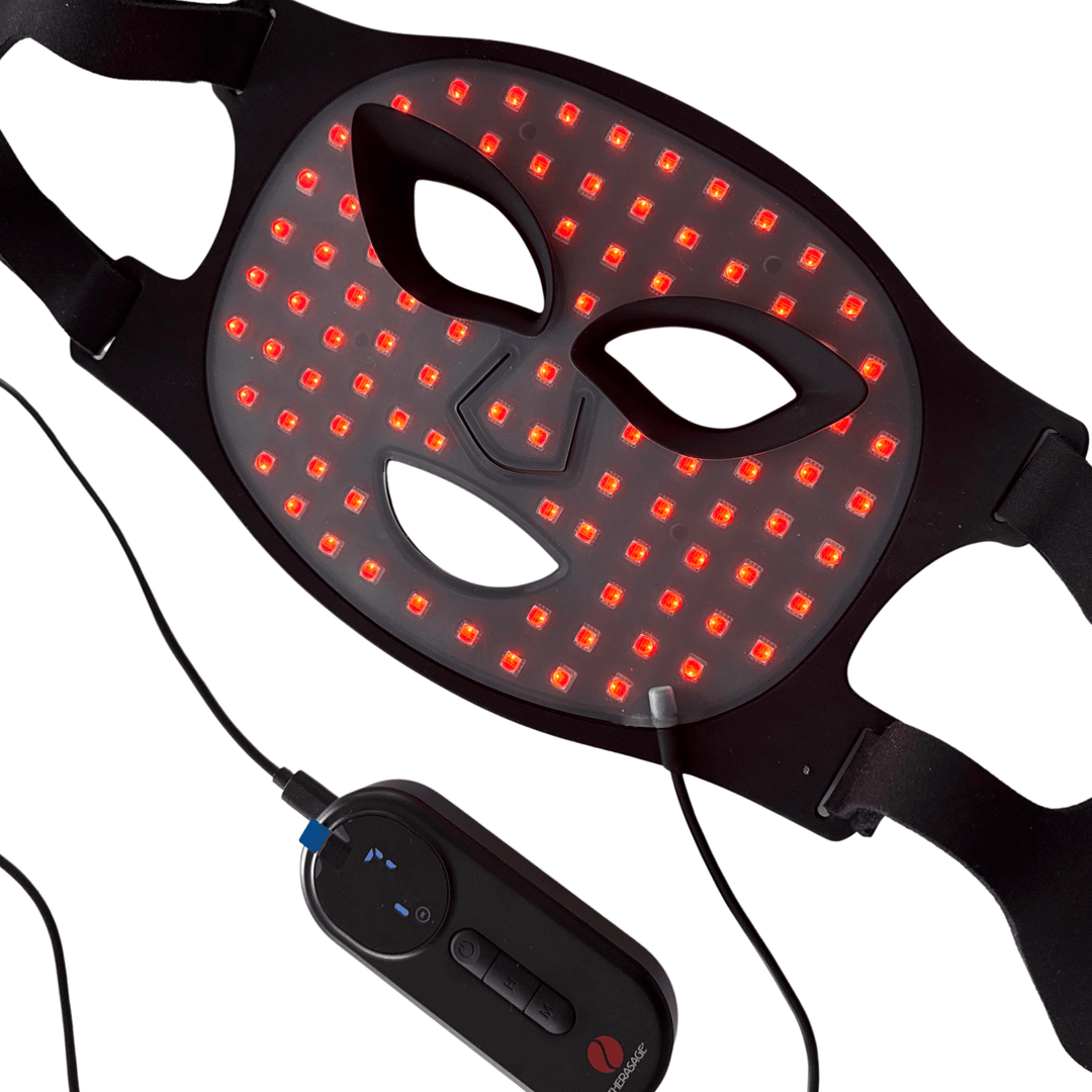 TheraGlow Mask2Go™ Red Light Therapy LED Face Mask - My Luxury Home Spa
