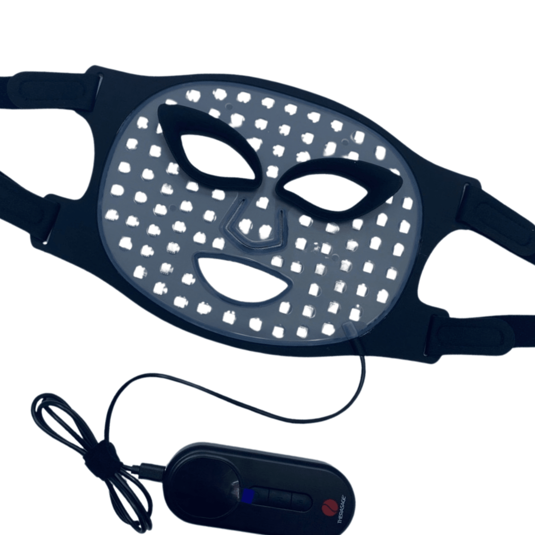 TheraGlow Mask2Go™ Red Light Therapy LED Face Mask - My Luxury Home Spa