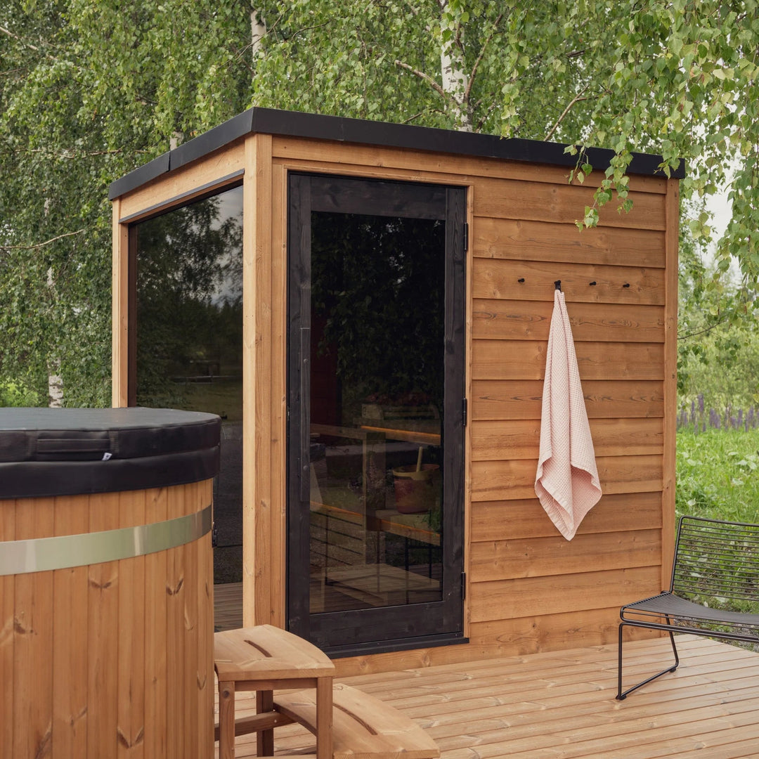 Thermasol Nordic Dawn Outdoor Sauna Cabin - My Luxury Home Spa