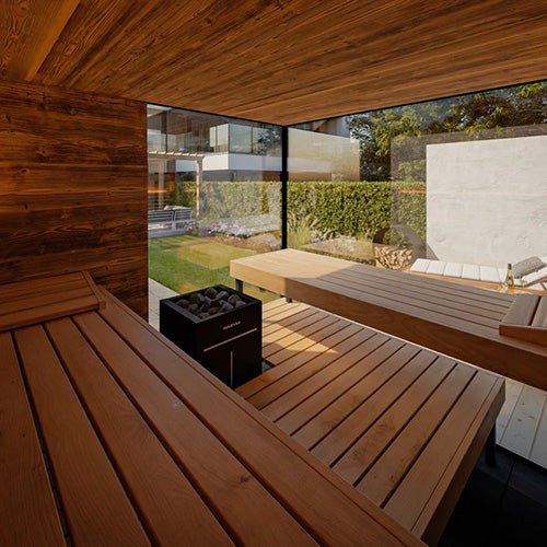 Thermasol Ombra Outdoor Sauna Cabin - My Luxury Home Spa