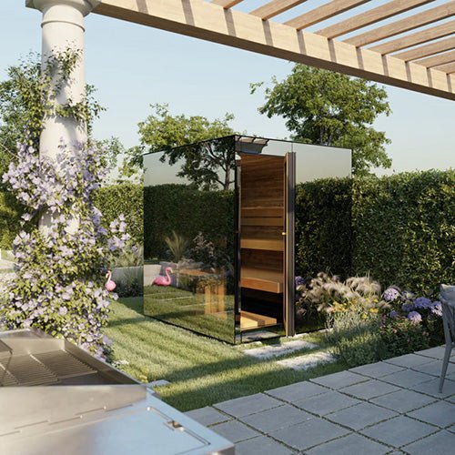 Thermasol Vue Outdoor Sauna Cabin - My Luxury Home Spa