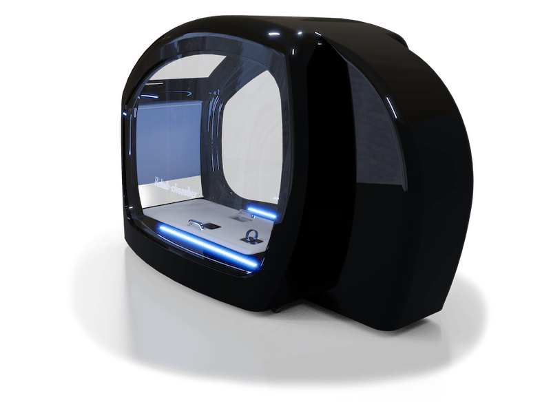 Vacuactivus HotCRYO Chamber for home featuring a sleek design and advanced cooling technology