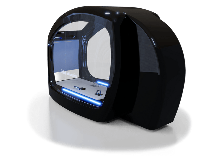 Vacuactivus HotCRYO Chamber for home featuring a sleek design and advanced cooling technology