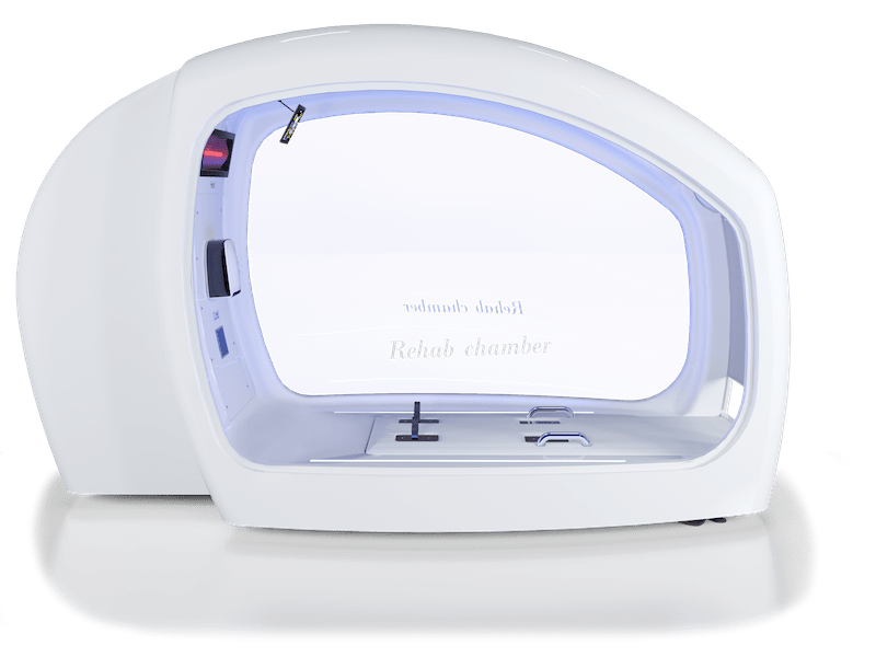 Vacuactivus HotCRYO Chamber for home offering advanced cryotherapy treatment in a sleek design