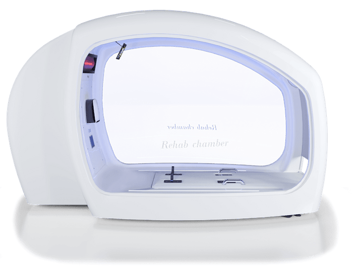 Vacuactivus HotCRYO Chamber for home offering advanced cryotherapy treatment in a sleek design