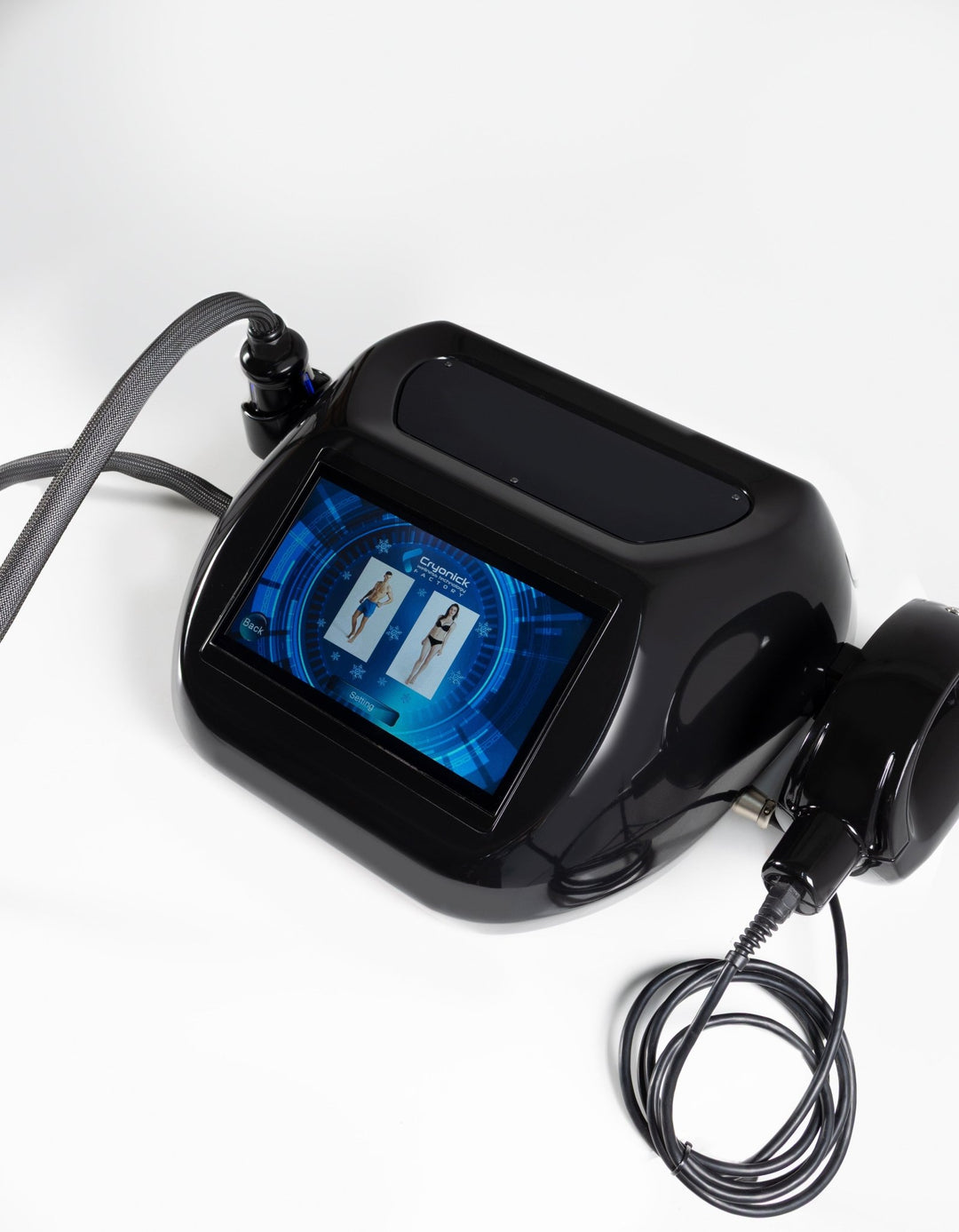 Vacuactivus ICEBERG Cryonick Roller with touchscreen interface for advanced wellness technology treatments