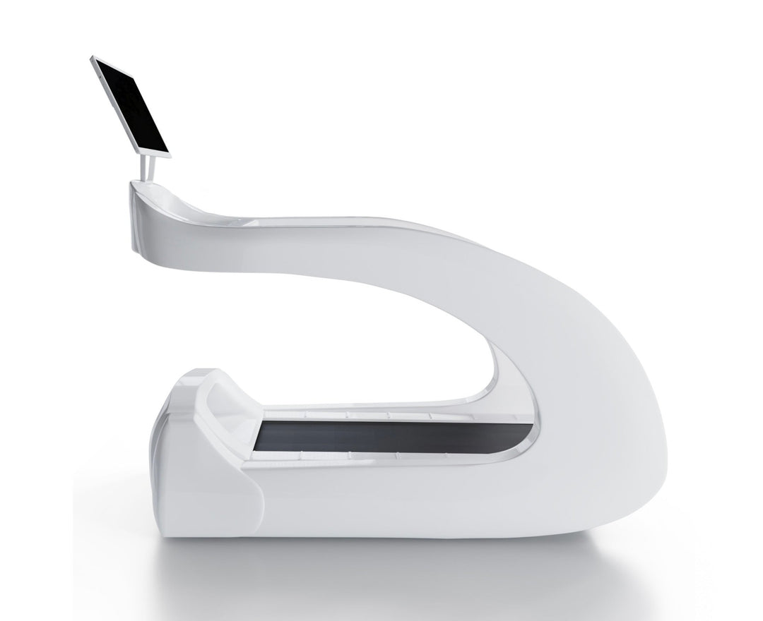 Vacuactivus InfraRunick treadmill featuring sleek design and integrated display for cryotherapy workouts