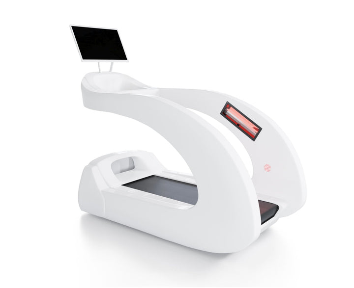 Vacuactivus InfraRunick treadmill featuring advanced cryotherapy technology and a sleek design