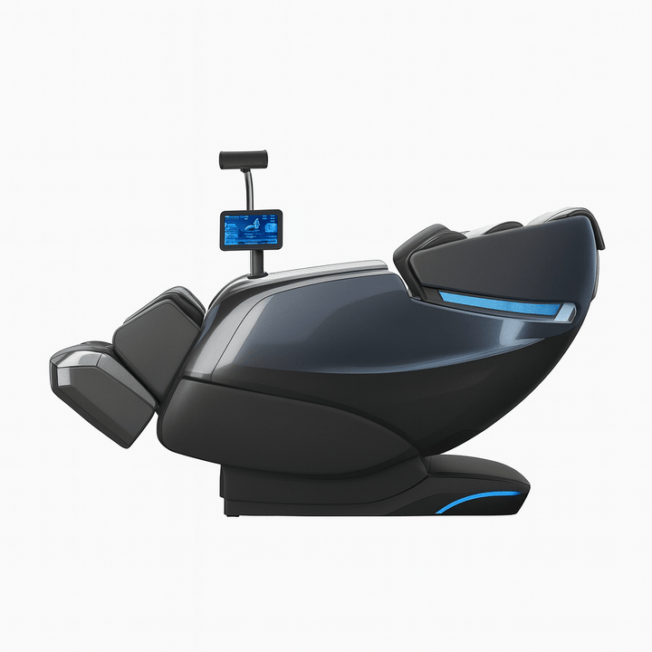 Vacuactivus massage recliner with sleek design and advanced control panel for ultimate relaxation