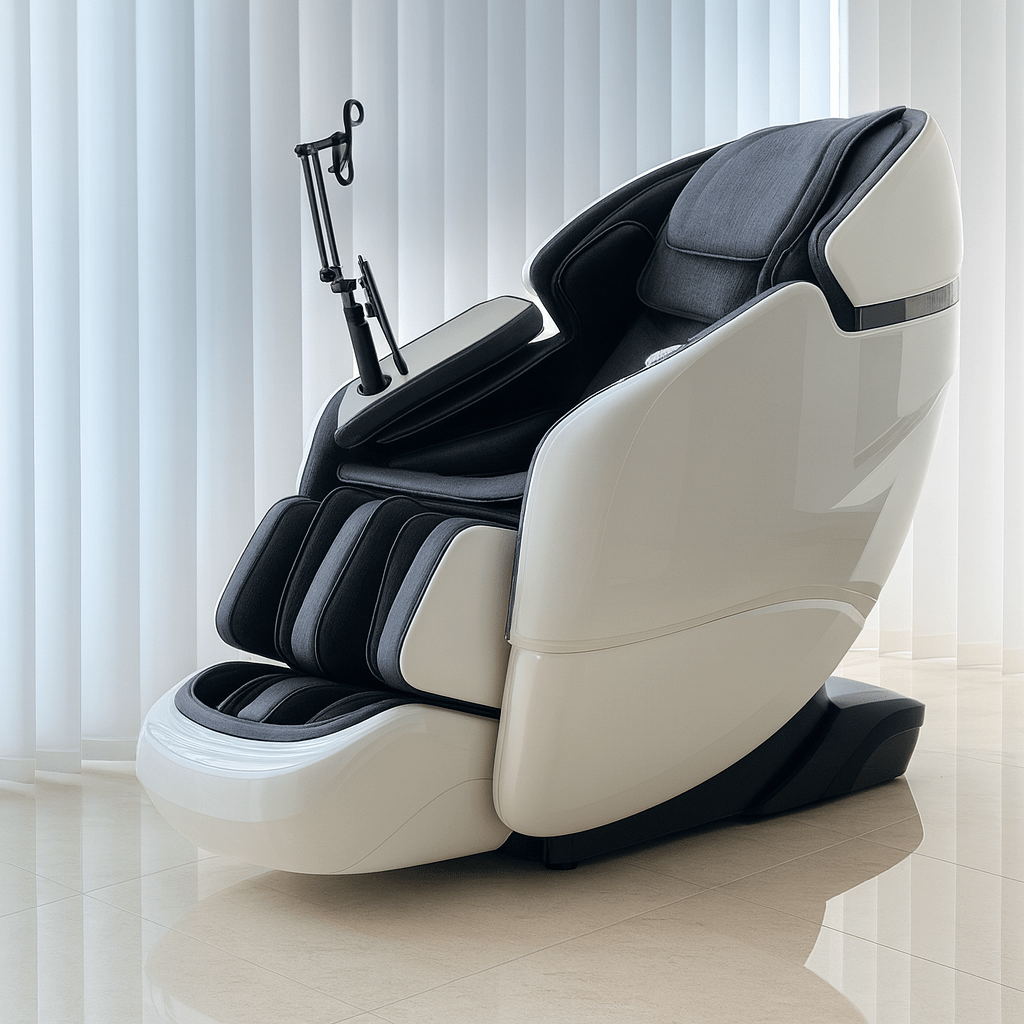 Vacuactivus massage recliner in sleek design with comfortable seating and massage features